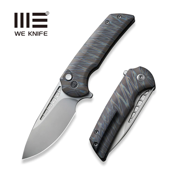 11_255c3dd3-c19b-4cf7-a70b-bce0feb8ea9e_700x WEKNIFE Mini Malice Flipper & Button Lock Knife Titanium Handle (2.98" CPM 20CV Blade) WE054BL-6 - Image 1