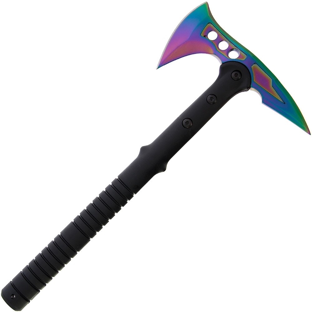 121-rb-axe-0004 TACTICAL "Heavy Duty "TOMAHAWK Extreme Rainbow Edition - 121RB - Image 1