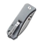 We Knife Company Ben Petersen Banter Folding Knife 2.9" S35VN Satin Spear Point Blade, Gray G10 Handles - 2004E - Image 5