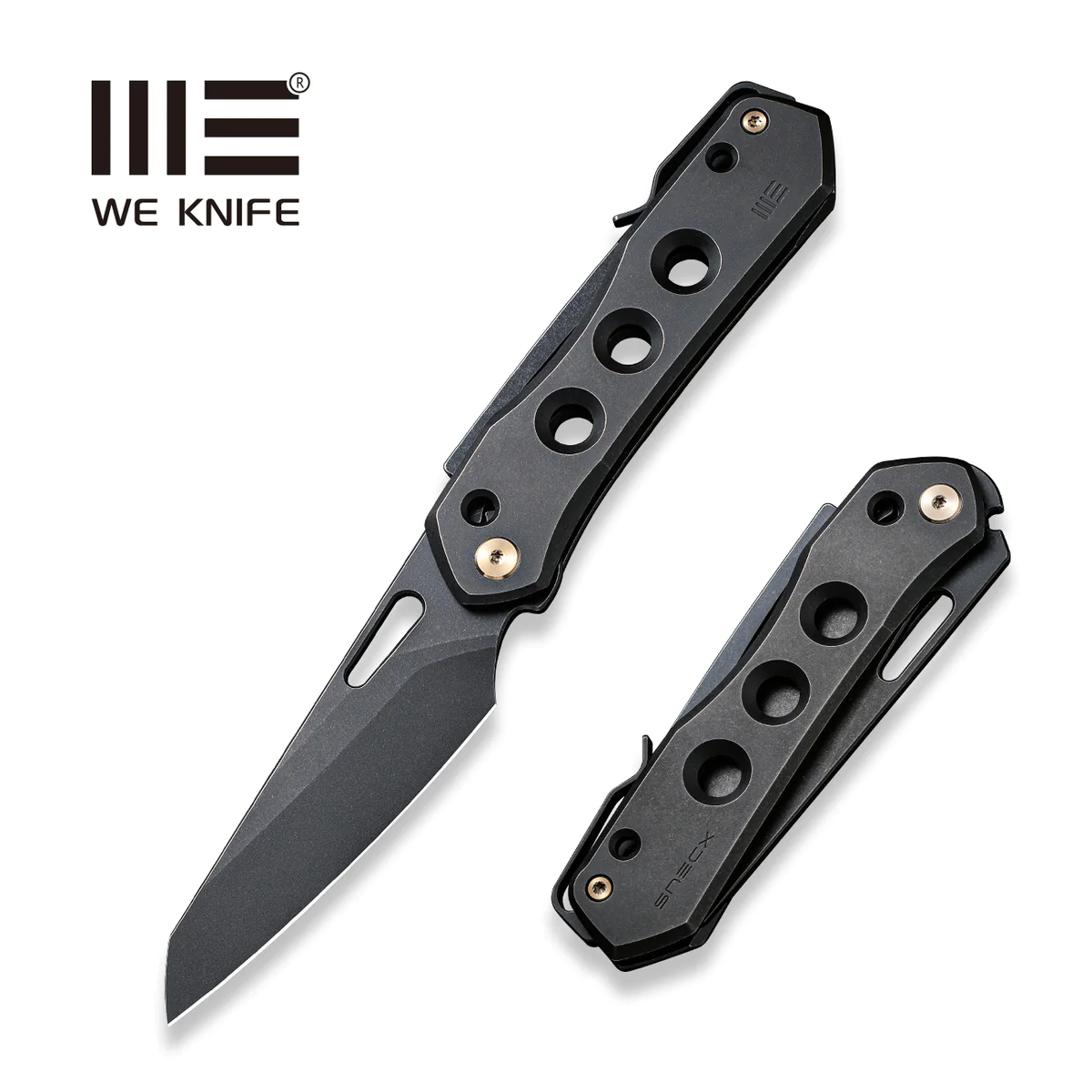 WEKNIFE Vision R Manual Thumb Knife Titanium Handle (3.54" CPM 20CV Blade) -WE21031-2