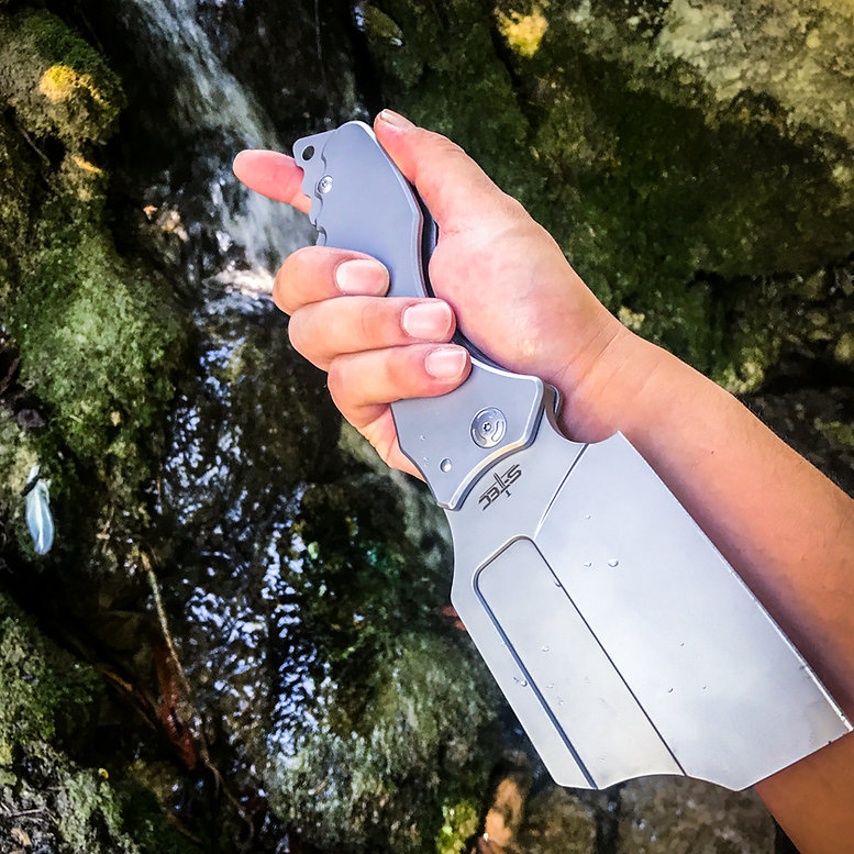 10.75" "The Hulk" - Extreme Giant Stainless Steel Tactical Folding Cleaver Knife Hunting Camping Outdoor - TS020SL