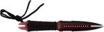 MTech USA Fixed Blade Knife, Double-Edged Blade, Red Handle, 8.5" Overall - MT-20-75RD - Image 3