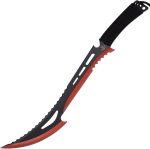 Snake Eye Tactical Fantasy Sword w/Nylon Sheath Machete Outdoors Camping - WG-871BKRD - Image 3