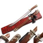 Qing Dynasty Hand Forged Oriental Sword / Dao Damascus Blade - SW258 - Image 8