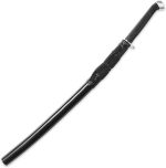HONSHU BOSHIN KATANA - MODERN TACTICAL SAMURAI / NINJA SWORD - HAND FORGED 1060 CARBON STEEL - FULL TANG, FULLY FUNCTIONA - BLACK TPR, STEEL GUARD, POMMEL, LANYARD HOLE - UC3716 - Image 4