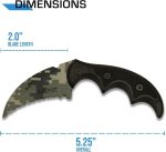 MTech Digital Camo Hawk Bill Karambit - MT-20-63C - Image 3