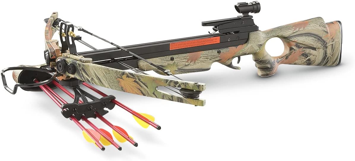 EAGLE 150 LBS CAMO COMPOUND CROSSBOW - EAGLE 6C