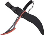 Snake Eye Tactical Fantasy Sword w/Nylon Sheath Machete Outdoors Camping - WG-871BKRD