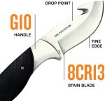 Elk Ridge Evolution Fixed Blade Knife - ERE-FIX014GH-BK - Image 7