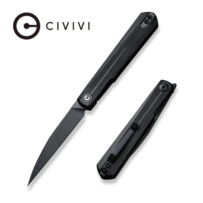 6391ace427ade714b70fb966024ae804_1a7a3b9e-e643-4b6f-b67c-acb25e3e433b_700x CIVIVI Clavi Front Flipper Knife G10 Handle (3.06" Nitro-V Blade) - C21019-1 - Image 1