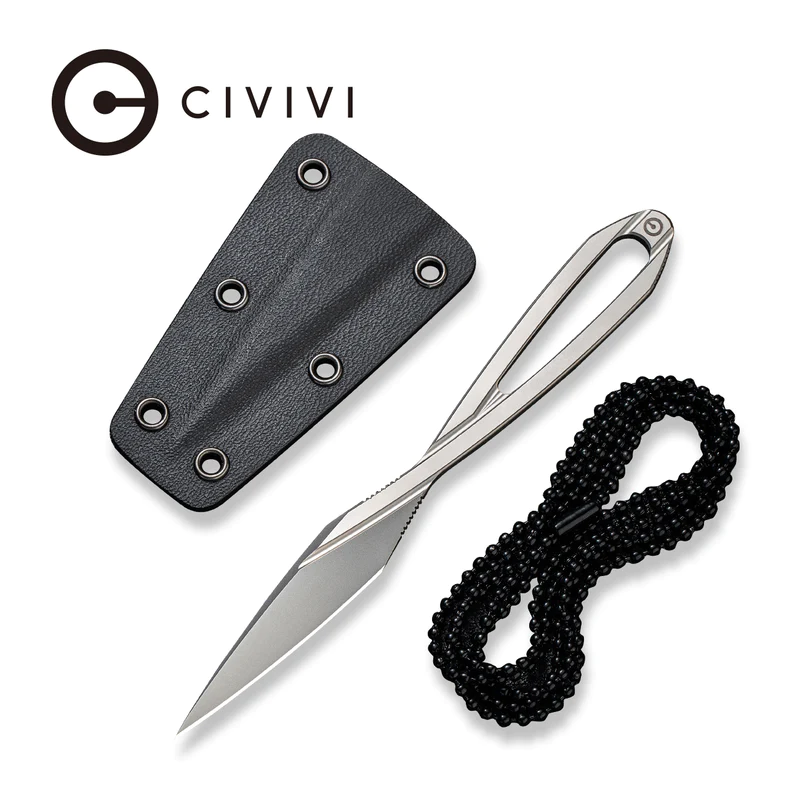 CIVIVI D-Art Fixed Blade Neck Knife With Kydex Sheath