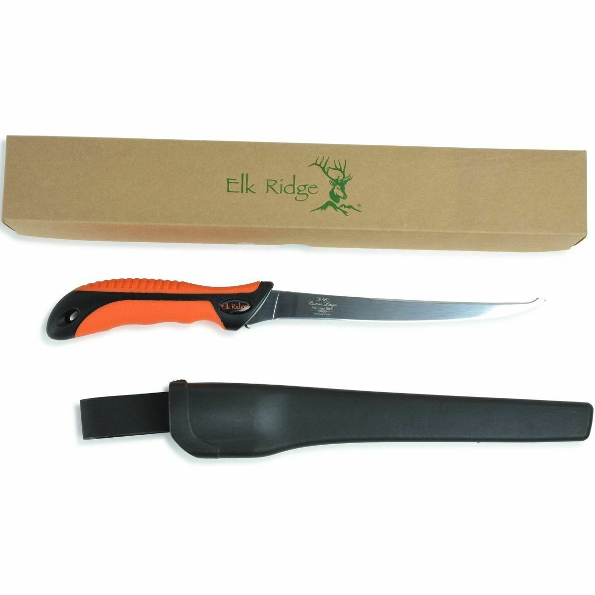Elk Ridge Fixed Blade Fillet Knife / Fishing / Hunting - ER-541