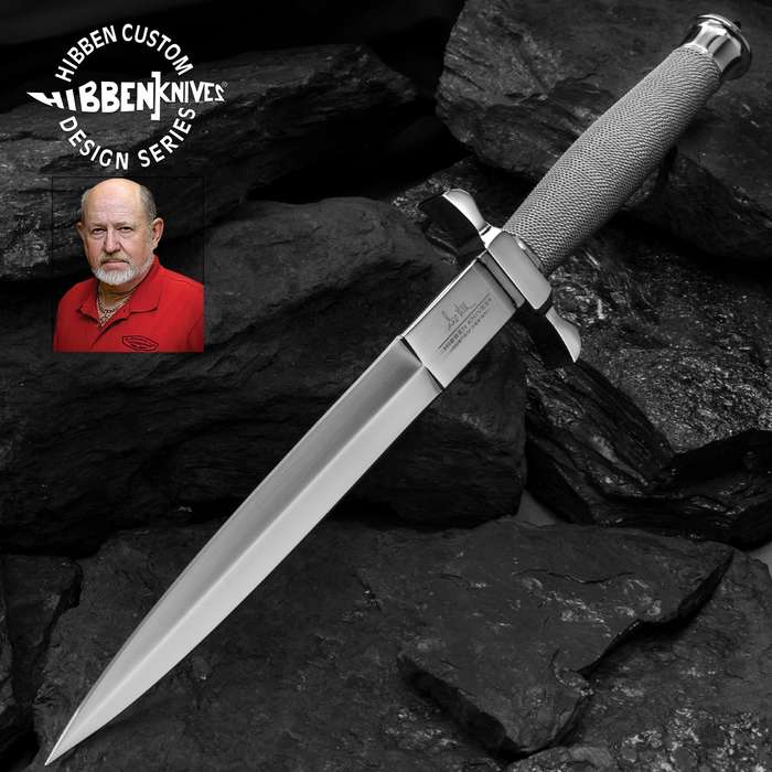 Gil Hibben Silver Shadow Knife With Sheath- GH0441