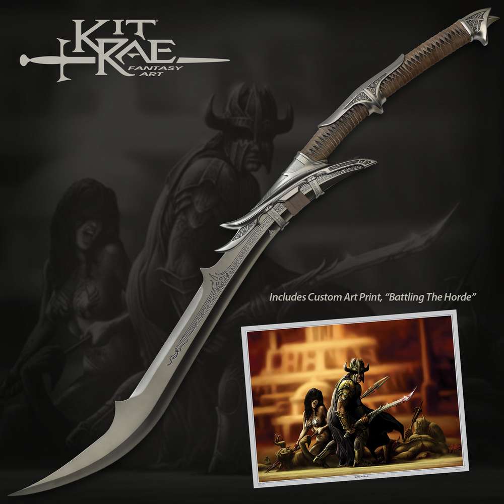 Kit Rae Mithrodin: Dark Edition Fantasy Sword- KR0076