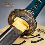 Shikoto Hammer & Hand Forged / Hand Made Longquan Master Teal Wakizashi Sword - UC3238 - Image 7