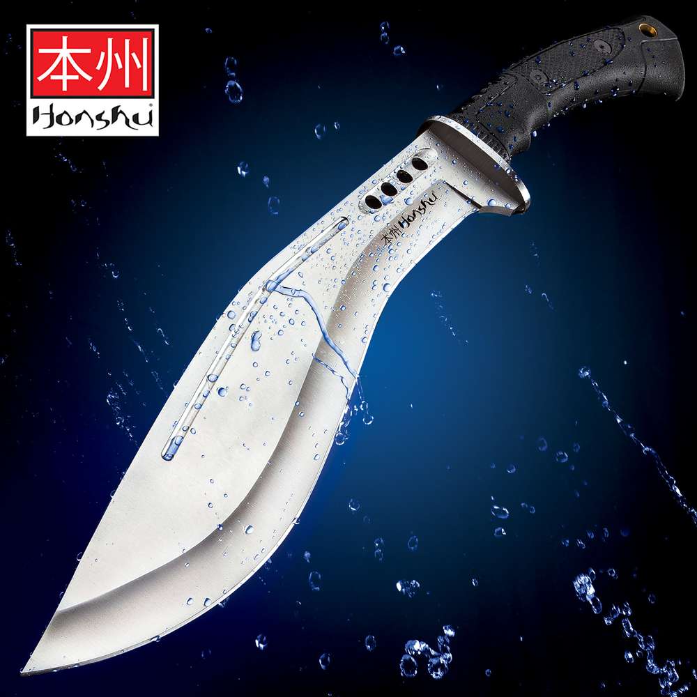 A46-UC3241 Honshu Boshin Kukri With Genuine Leather Belt Sheath - UC3241 - Image 1