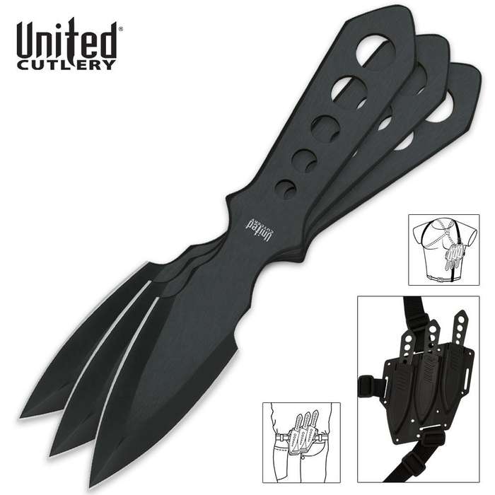 A47-UC2904 Lightning Bolt Triple Throwing Set - UC2904 - Image 1