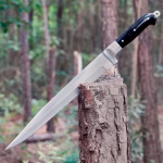 Arabian Khyber Bowie Knife and Leather Sheath - Aus 6 Steel - BK1984 - Image 2