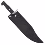 Bad To The Bone™ Behemoth Bowie Knife And Sheath - J2 Stainless Steel Blade, TPU Handle Scales, Stainless Steel Pins - Length 20" - Image 4
