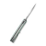CIVIVI Button Lock Elementum II Knife Natural G10 Handle (2.96" Satin Finished Nitro-V Blade) C18062P-2 - - Image 6