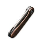 CIVIVI Mini Elementum Flipper Knife Black Hand Rubbed Copper Presentation Handle (1.83" Gray Hand Rubbed 14C28N) C18062Q-2 - Image 2