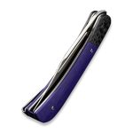 CIVIVI Appalachian Drifter II Front Flipper Knife Purple G10 Handle With Twill Carbon Fiber Bolster (2.96" Satin Finished Nitro-V) C19010C-3 - Image 13