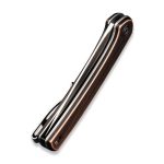 Civivi Mini Asticus Flipper Knife Black Hand Rubbed Copper Handle (3.25" Satin Finished 10Cr15CoMoV) C19026B-1 - Image 7