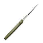 CIVIVI Tamashii Fixed Blade Knife OD Green G10 handle (4.07" Satin Finished D2) C19046-2 - Image 2