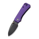 Civivi Baby Banter Thumb Stud Knife Purple G10 Handle (2.34" Black Stonewashed Nitro-V) C19068S-4 - Image 3