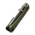 CIVIVI Baby Banter Thumb Stud Knife - Green G10 Handle (2.34" Gray Stonewashed Nitro-V) C 19068S-5 - Image 2