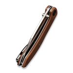 Civivi Hadros Thumb Stud Knife - Brown Micarta Handle (3.35" Satin Finished 10Cr15CoMoV) C20004-2 - Image 2