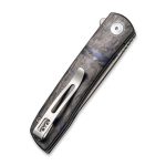 Civivi Bo Flipper Knife - Carbon Fiber Blue Handle (2.92'' Gray Stonewashed Nitro-V) C20009B-A - Image 6