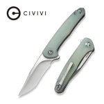 CIVIVI Mini Sandbar Flipper Knife Natural G10 Handle (2.95" Nitro-V)
