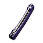 Civivi Lazar Front Flipper Knife Purple G10 Handle (3.31" Gray Stonewashed 10Cr15CoMoV) C20013-2 - Image 6