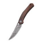 Civivi Lazar Front Flipper Knife Black Hand Rubbed Copper Handle (3.31" Black Hand Rubbed Damascus) C20013-DS1 - Image 4