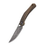 CIVIVI Lazar Front Flipper Knife C20013-DS2 - Black Hand Rubbed Brass Handle (3.31" Black Hand Rubbed Damascus) C 20013-DS2 - Image 8
