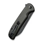 CIVIVI Chevalier Button Lock and Flipper Opener Micarta Handle (3.46" 14C28N Blade) - Image 3