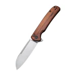 CIVIVI Chevalier Button Lock and Flipper Opener Wood Handle (3.46" 14C28N Blade) - Image 8