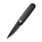 CIVIVI Lumi Front Flipper Knife Black G10 Handle (2.56" Black Stonewashed 14C28N) C 20024-4 - Image 2