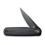 CIVIVI Lumi Front Flipper Knife Black G10 Handle (2.56" Black Stonewashed 14C28N) C 20024-4 - Image 5