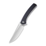 Civivi Asticus Flipper Knife - Black G10 Handle (3.80'' Satin D2) C2002D