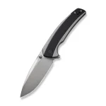 CIVIVI Teraxe Flipper Knife Gray Steel Handle With Black G10 Inlay (3.48" Silver Silver Bead Blasted Nitro-V Blade) C20036-3 - Image 2