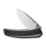 CIVIVI Teraxe Flipper Knife Gray Steel Handle With Black G10 Inlay (3.48" Silver Silver Bead Blasted Nitro-V Blade) C20036-3 - Image 7