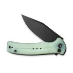 CIVIVI Cogent Pocket Knife with Button Lock and Flipper Opener Natural G10 Handle (3.47" Black Stonewashed 14C28N) C 20038D-3 - Image 5