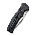 CIVIVI Folding Pocket Knife, Button Lock Flipper Cogent Knife 14C28N Blade Black Micarta Handle for Outdoor EDC Camping C20038D-7 - Image 4