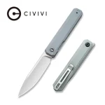 CIVIVI Exarch Front Flipper Knife Grey G10 Handle (3.22'' Satin D2) C 2003A