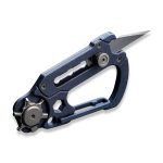 CIVIVI Polymorph Carabiner Keychain Multi-Tool - Blue Titanium (Plain 9Cr18MoV Utility Blade With Extra 3PCS 9Cr18MoV Blades) C20045-3- UK FRIENDLY CARRY KNIFE - Image 4