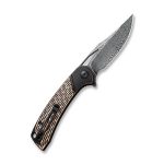 Dogma Flipper Knife Black Polished Copper Handle (3.46'' Black Hand Rubbed Damascus) C 2005DS-2 - Image 6