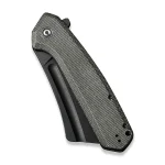 CIVIVI Bullmastiff Flipper Knife Micarta Handle (3.83" 9Cr18MoV Blade) - C2006F - Image 5