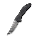 CIVIVI Synergy3 Flipper Knife G10 With Carbon Fiber Handle (3.24" Damascus Blade) C20075B-DS1 - Image 2
